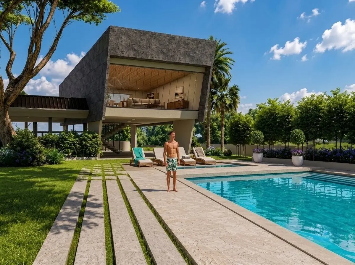 Piscina de Urbanización Don Rafael en Matanzas, Santiago